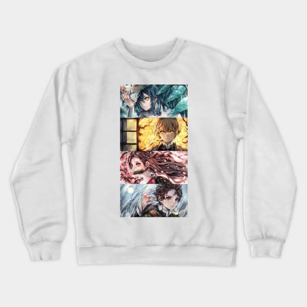 Slaying Demon Corps Crewneck Sweatshirt by Valoka